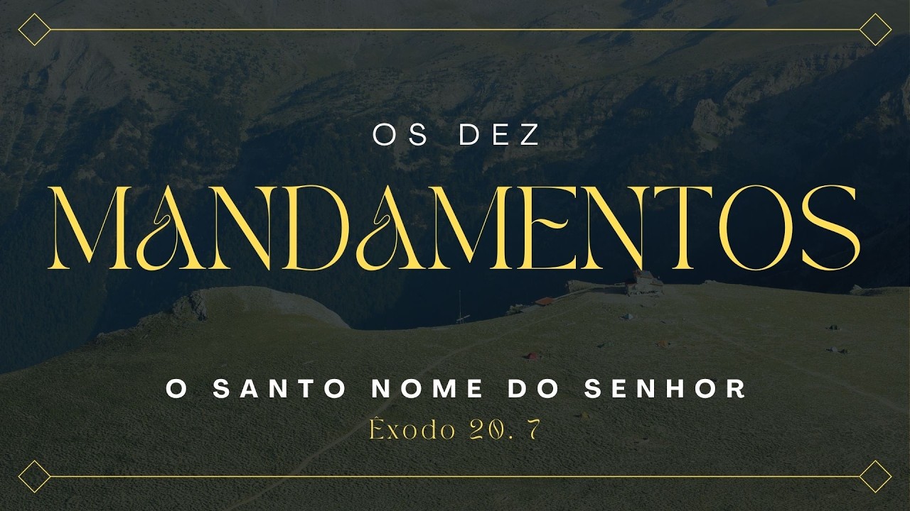 Culto de Adoração | O Santo Nome do Senhor - Êx 20. 7 | Rev. Matheus Simonton