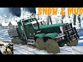 TIRES ON SNOW &amp; MUD TRUCKING (mod) CHALLENGE Epi #10 MUDRUNNER SPINTIRES PC SIMULATOR