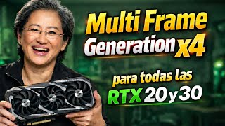✅ Activar Multi Frame Generation x4 en TODAS las RTX 20 y 30 ✅ DLSS Enabler 4.0.0.9 ✅