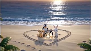 Little Friends On The Beach-A Story Of Friendship Küçük Dostlar Sahilde-Dostluk Ve Birlik Hikayesi