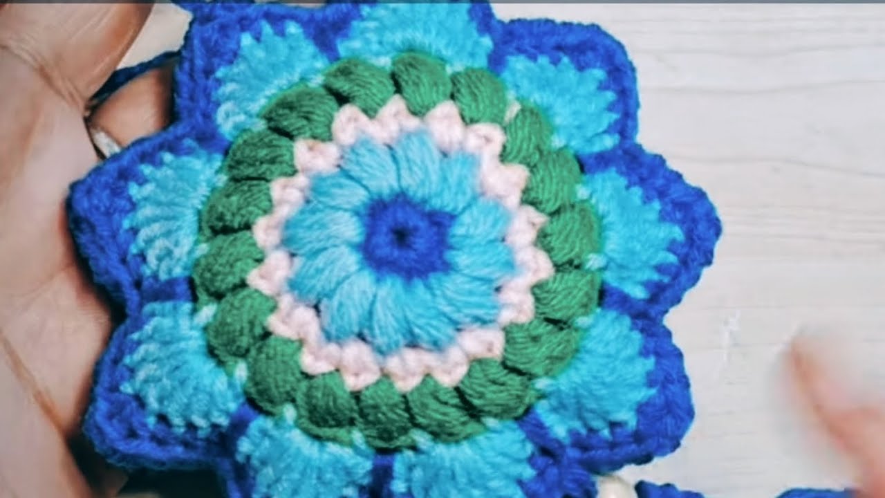 Crochet 3D flower very beautiful and easy tutorial for beginners in Hindi 