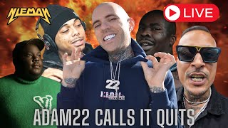 Adam22 call it QUITS! ft @Allnetwave and @LordCardiac #drake #adam22 #charlamagnethagod