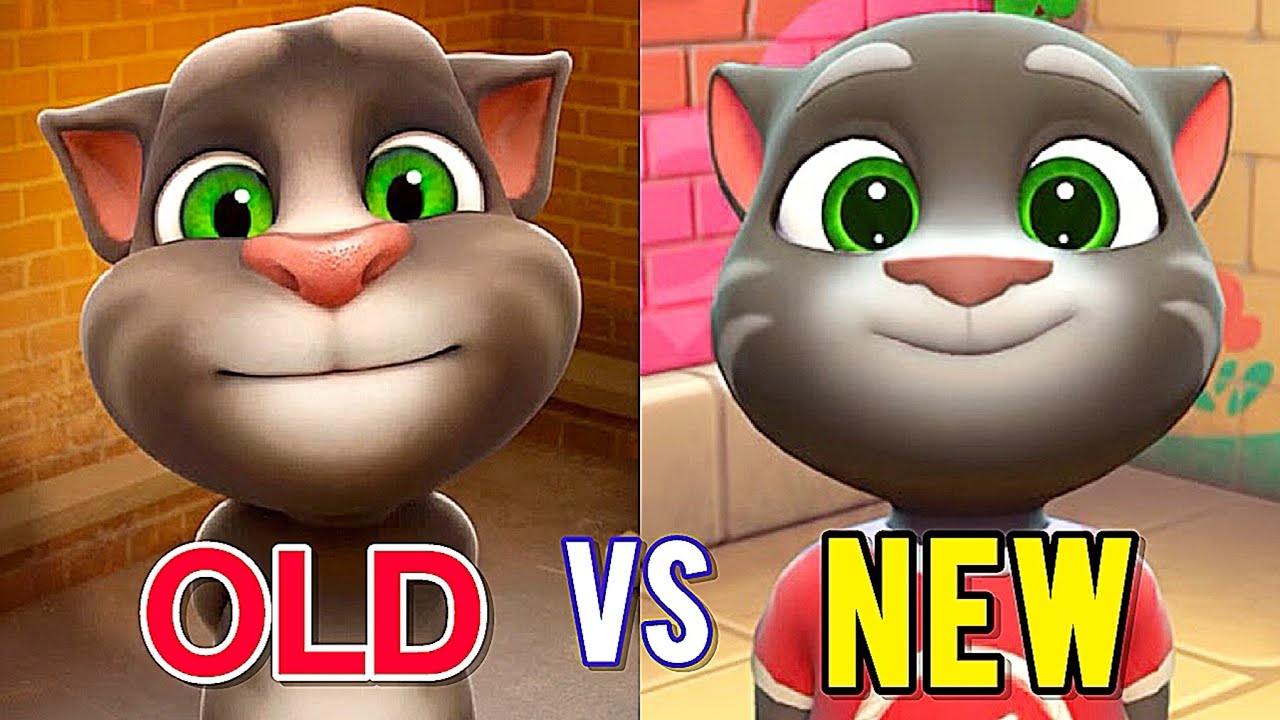 Talking Tom 2016 vs 2025 Gameplay - Full Comparison 