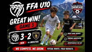 FFA U10 FINISHES UNDEFEATED! 🔥 3-2 WIN vs Invictus | Utah Soccer Showcase
