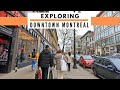 Walking in Downtown Montreal - Autumn 2020 (Saint Catherine Street & Crescent Street)