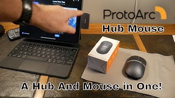 ProtoArc 2 In 1 Hub Mouse: A Hub Built Into A Mouse! Great with iPad or Macbook