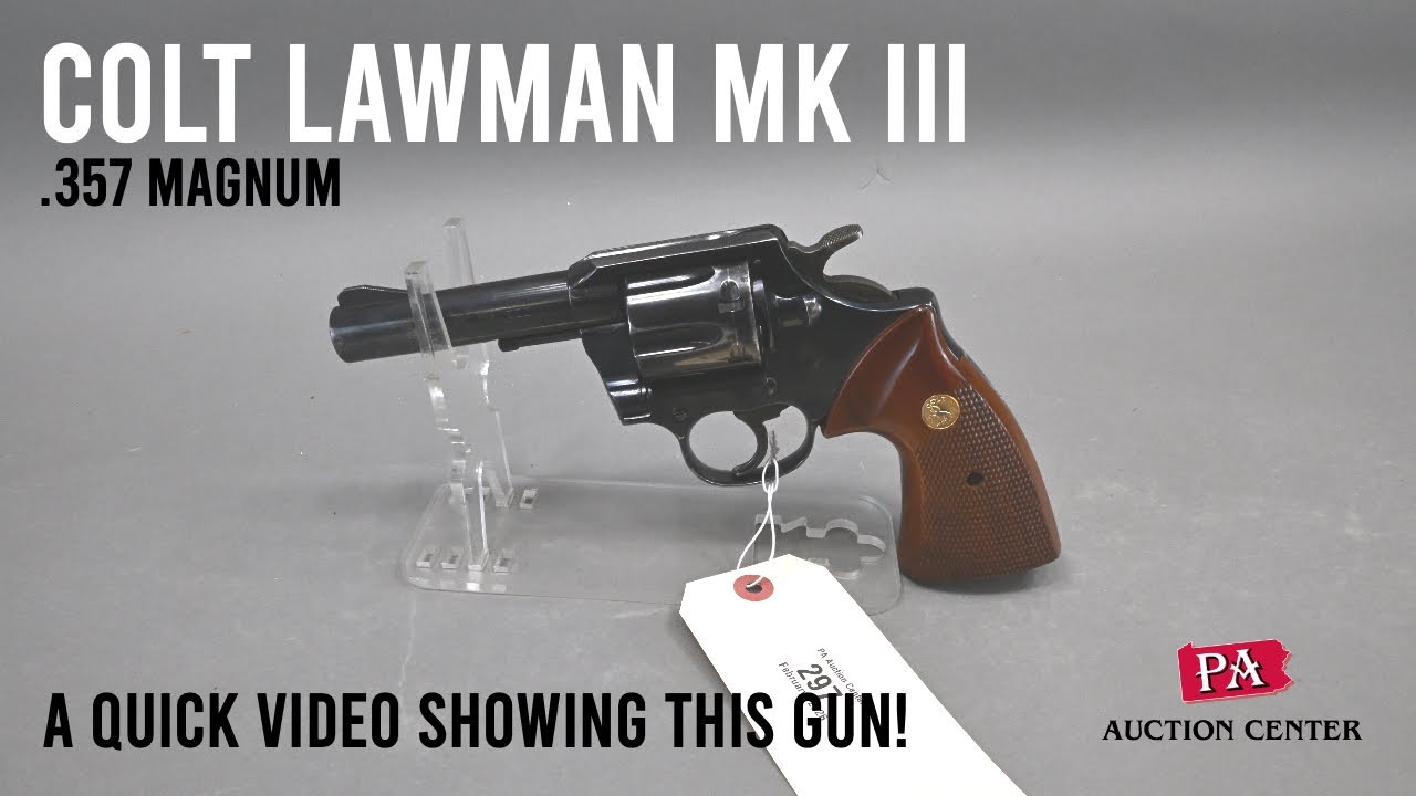 297 Colt Lawman MK III .357 Magnum Revolver - A Quick Video in our