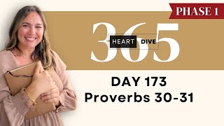 Day 173 Proverbs 30-31 | Daily One Year Bible Study | Audio Bible with Commentary