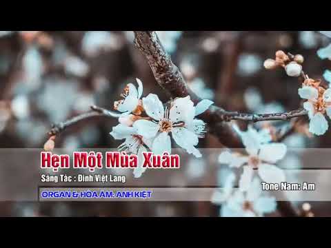 [KARAOKE ] HẸN MỘT MÙA XUÂN ..TONE NAM ..BEAT ANH KIỆT