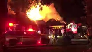 Family escapes house fire