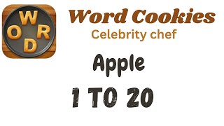 Word Cookies Apple Answers [1 to 20 Levels] | Under Celebrity chef Category screenshot 4