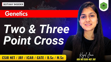 Unit-8 Genetics| Linkage | Two Point Cross | Three Point Cross | Detailed Explanation| CSIR-NET JRF