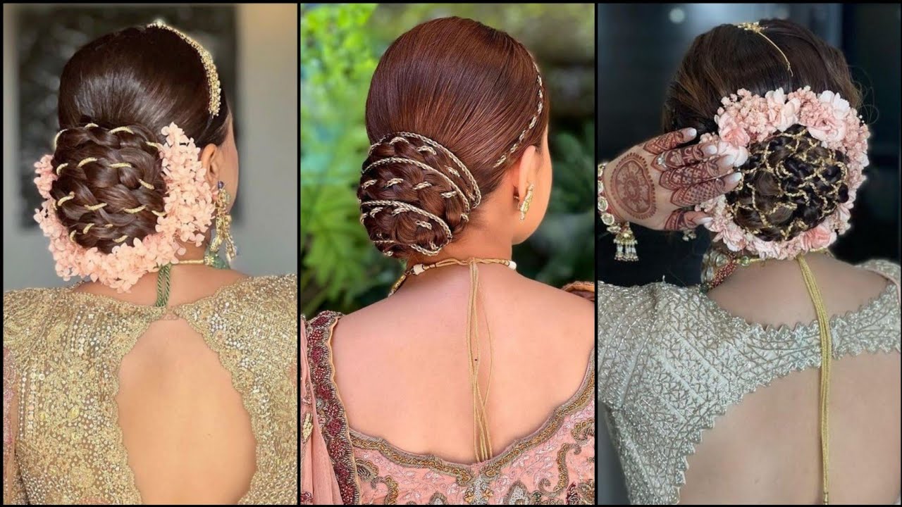LATEST BRIDAL BUN || LACE BUN || TRENDING BRIDAL HAIRSTYLE TUTORIAL