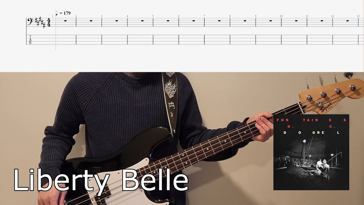 Fontaines D.C. Liberty Belle (Bass Cover) YouTube
