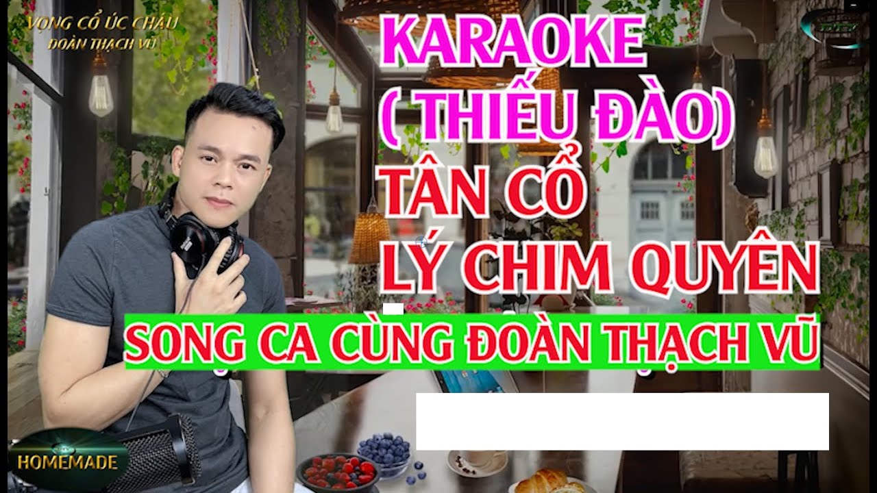 KARAOKE TÂN CỔ : LÝ CHIM QUYÊN (thiếu đào) Hát với ĐOÀN THẠCH VŨ