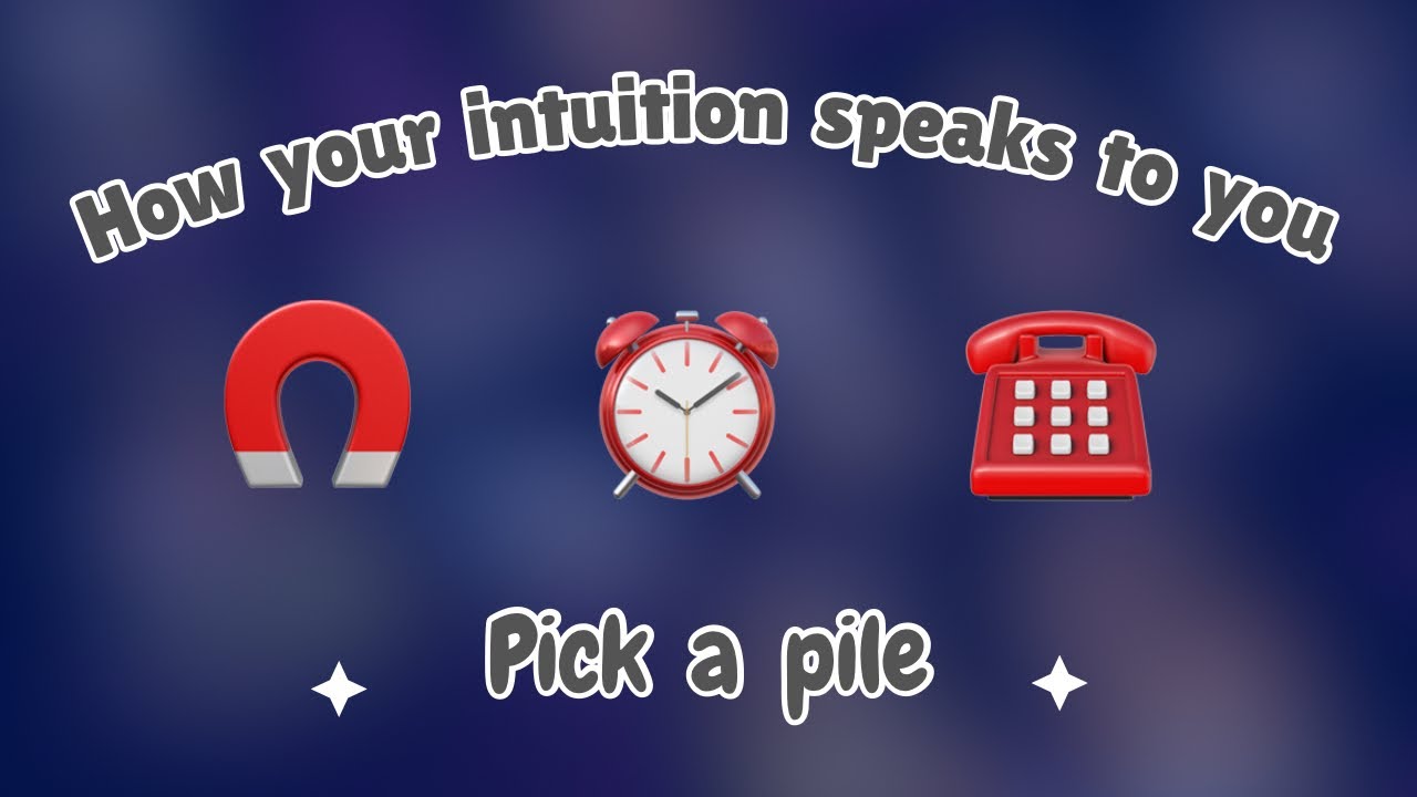 How your intuition speaks to you 🔮 Pick a pile