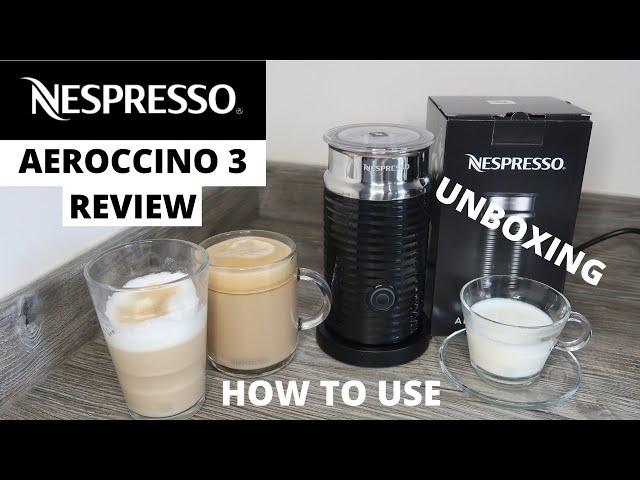 Nespresso Aeroccino 3 First use 