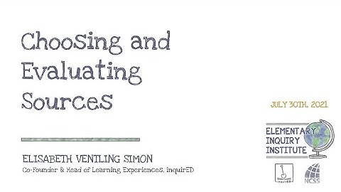 Choosing and Evaluating Sources