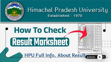 How to Check Marksheet HPU Online - Step by Step Guide