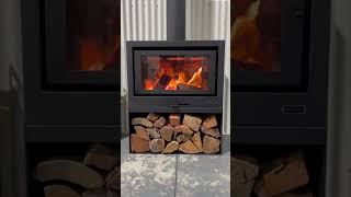 Kemlan Halo 800 Freestanding #burningfireplace #woodfireplace #fireplace