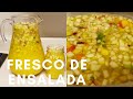 Como  hacer Fresco de Ensalada 🍍🥭🍏🍎🍇