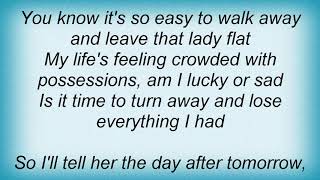 Take That - The Day After Tomorrow Lyrics