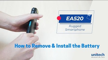 【Rugged Smartphone】EA520 How to Remove & Install Battery