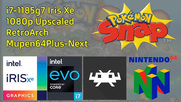 Pokemon Snap - N64 1080p upscaled in Retroarch with Iris Xe Graphics