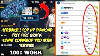 CARA TOP UP DIAMOND FREE FIRE GRATIS LEWAT CODASHOP PRO TERBARU 2020