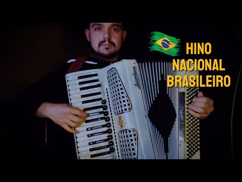 Hino Nacional Brasileiro no Acordeon • por Cesar Filho - Gaiteiro 🇧🇷 #gaucho #acordeon #gaiteiro