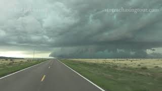 06-11-2023 Kim, Colorado - Hail Covers Highway 160 - Amazing Supercell