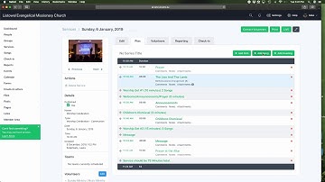 how to add songs to service plan in elvanto