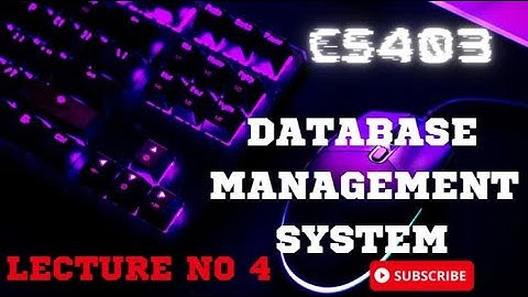 CS403 Short Lecture - 04| VU Short Lecture | Introduction in (Urdu)