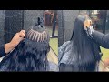 Traditional Sew In with Leave out & Silk Press - updated 2021