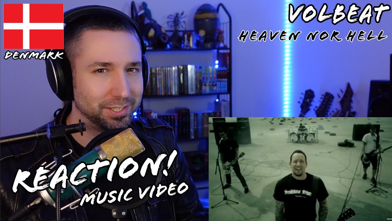 Metal Guitarist REACTS To Volbeat - Heaven Nor Hell [World Tour Day 8: Denmark]
