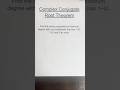 Complex Conjugate Root Theorem Worked Example