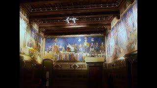 A. Lorenzetti.Affresco del buon governo ed il medioevo a Siena