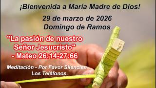 29 de marzo de 2026 Domingo de Ramos