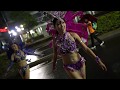 『大宮けいりんのイベントにウニアンがやってきた☆』夏の夜雨に映えるパシスタさんが綺麗すぎてヤバイです★彡【大宮夏まつり 第30回スパークカーニバル(サンバパレード) 2017】