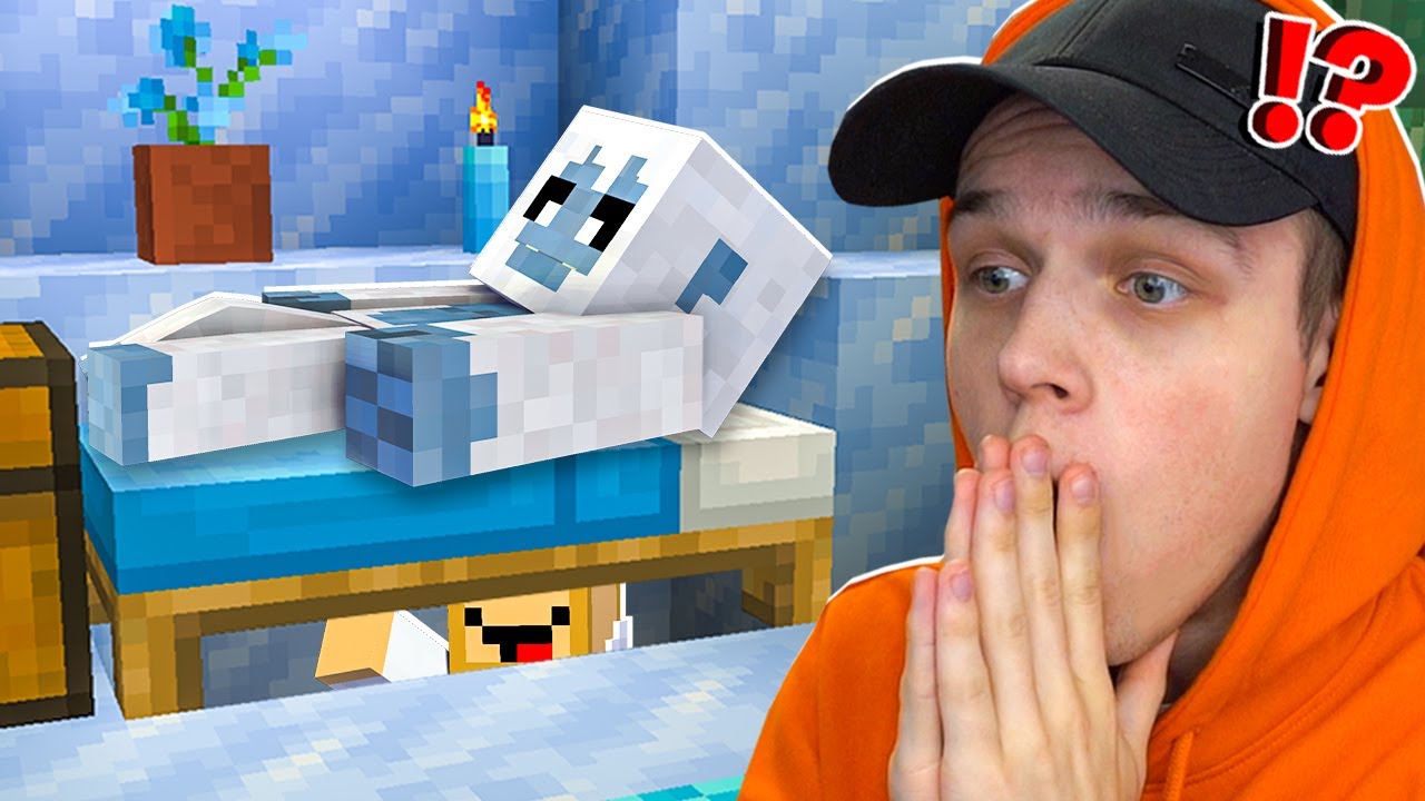 Spędziłem 24H POD ŁÓŻKIEM YETIEGO w Minecraft!