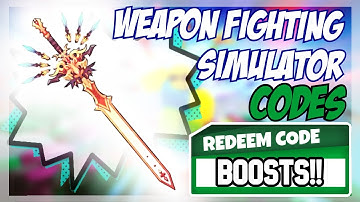 (2022) **NEW** 🗡️ Roblox Weapon Fighting Simulator Codes 🗡️ ALL 5x🔨 CODES!