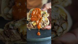 California Burritos on the griddle. My favorite burrito to order from the Mexican spots!
