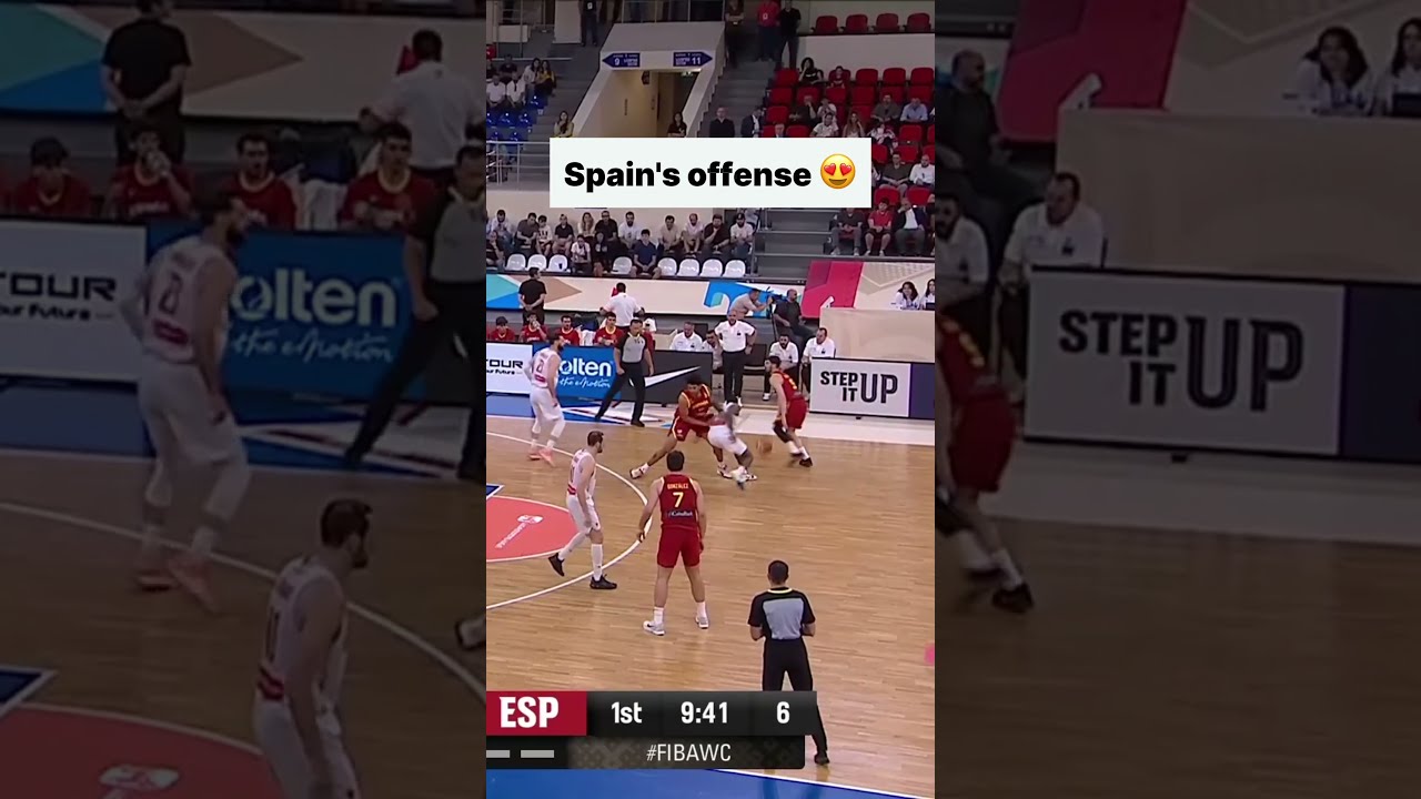 Spain's ball movement is a thing of beauty ✨🇪🇸 #FIBAWC