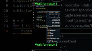 RAINBOW Spiral in Python! 🌈🌀 #shorts #python #mashiur_rahman_munna #coding #art