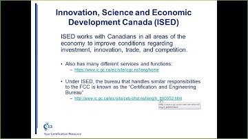 Introduction of FCC and ISED Equipment Authorizations March 19 2020