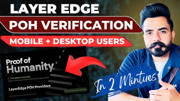 LayerEdge Airdrop Proof of Humanity Task | Mobile users LayerEdge POH Verification Guide | 100% work