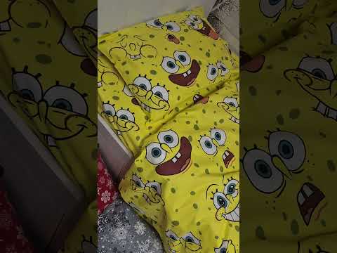 Комплект дитячої постільної білизни "Губка Боб(SpongeBob) ранфорс Lux" Туреччина, видео 1