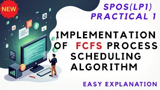 spos practical sppu | fcfs scheduling algorithm program in os