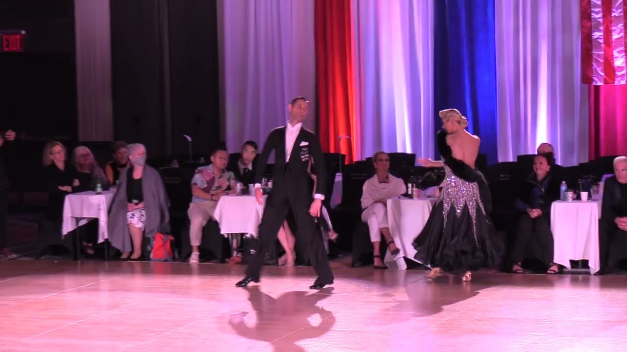 Valerio Colantoni and Anna Demidova Slow Foxtrot at Manhattan Dance Championships 2022