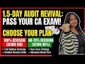 CA Inter Audit May 2026 | Exact Order to Revise Audit Before Exam (80+ Strategy in 1.5 Days) #icai 